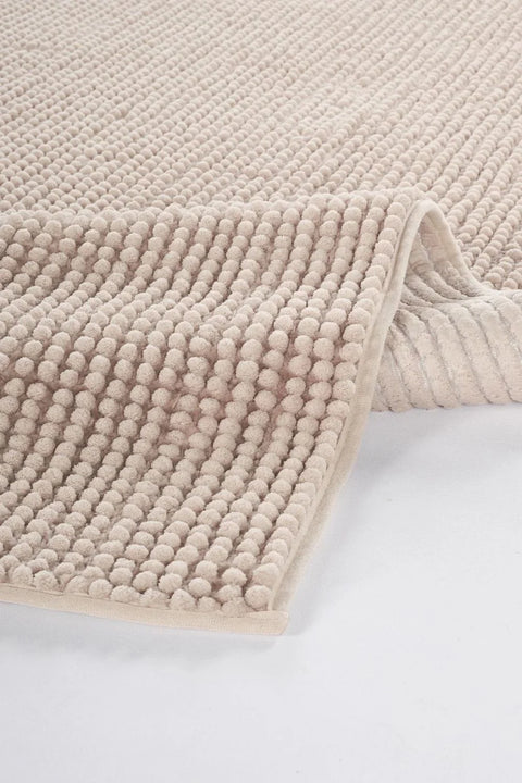 Cloud Serisi Makinede Yıkanabilir Bej Yumuşak Halı NX-120