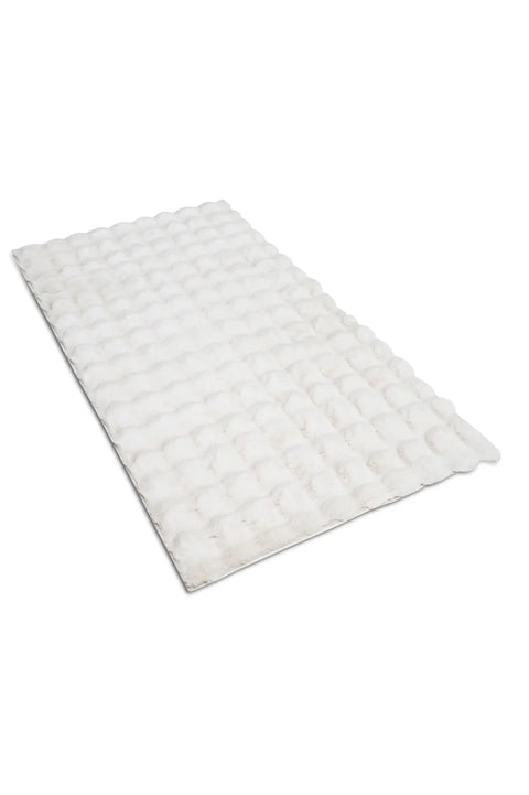 Cloud Serisi Makinede Yıkanabilir Yüksek Kalite Krem Peluş Halı NX-112