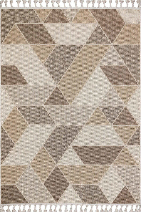 Nordic Serisi Bej Renk Kolay Temizlenebilir Modern Halı TH-75