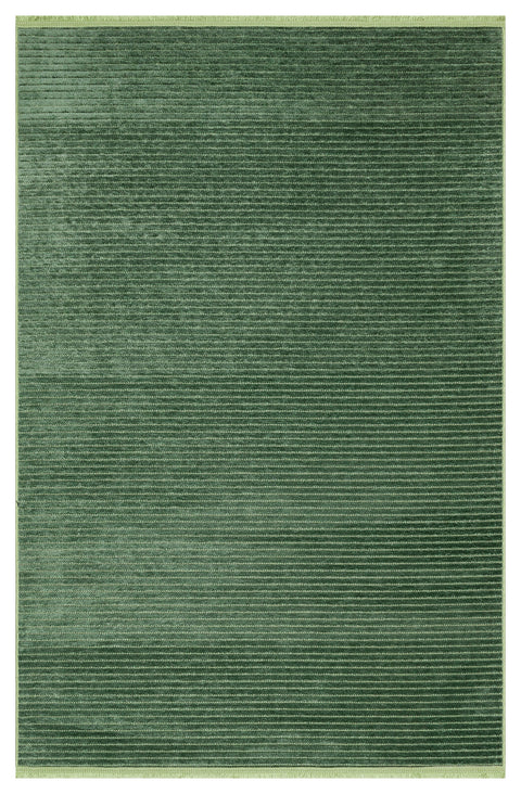 Mercan Serisi Yeşil Renk Makinede Yıkanabilir Kilim GH-8438
