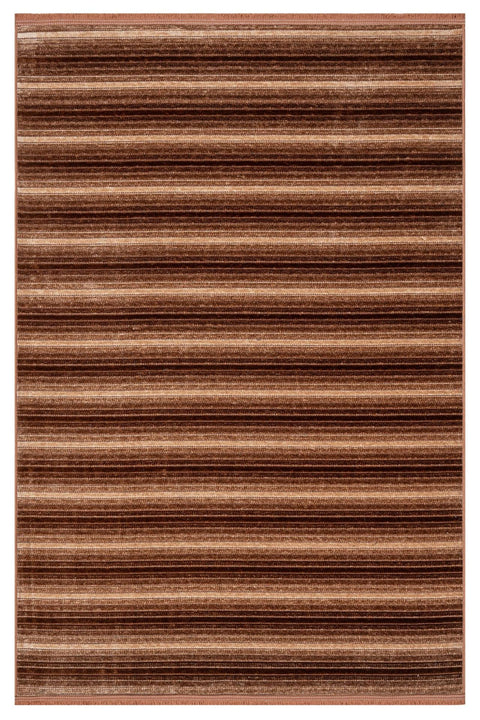 Mercan Serisi Kiremit Renk Makinede Yıkanabilir Kilim NX-3030