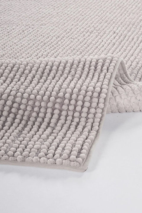 Cloud Serisi Makinede Yıkanabilir Gri Yumuşak Halı NX-122