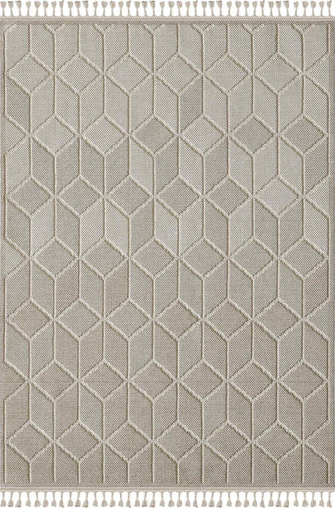 Nordic Serisi Bej Renk Kolay Temizlenebilir Modern Halı TH-82