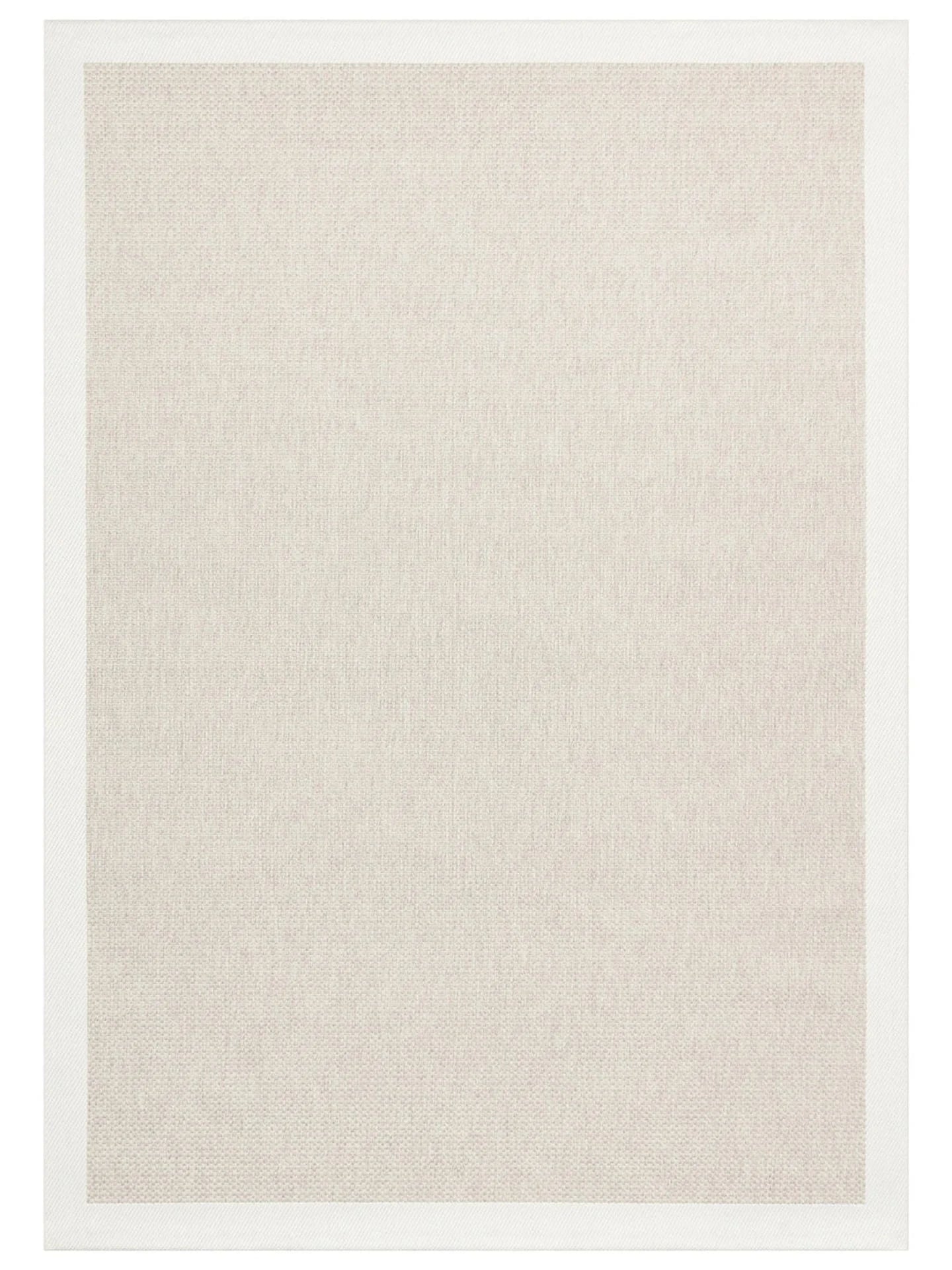 Alfa Serisi Makinede Yıkanabilir Ekru/Bej Sisal Halı NX-44