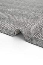 Alfa Serisi Makinede Yıkanabilir Gri/Antrasit Sisal Halı NX-08