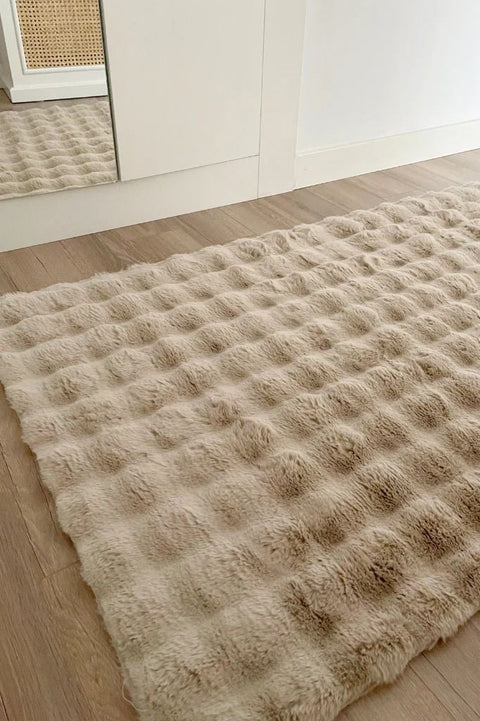 Cloud Serisi Makinede Yıkanabilir Yüksek Kalite Vizon Peluş Halı NX-111