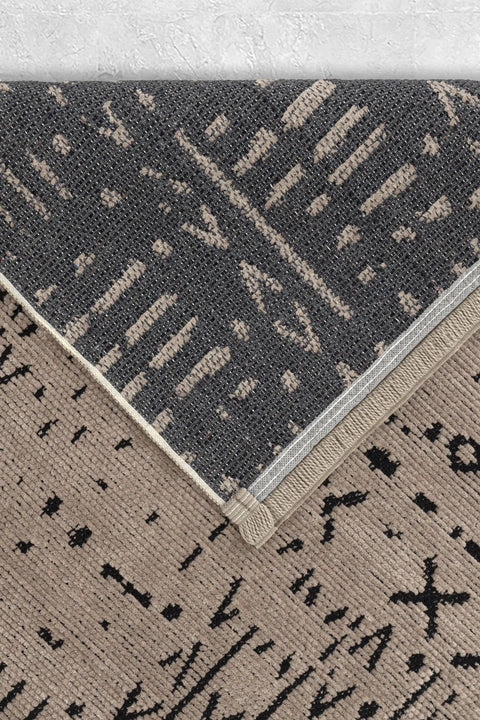 Mercan Serisi Vizon Renk Makinede Yıkanabilir Kilim GH-8434