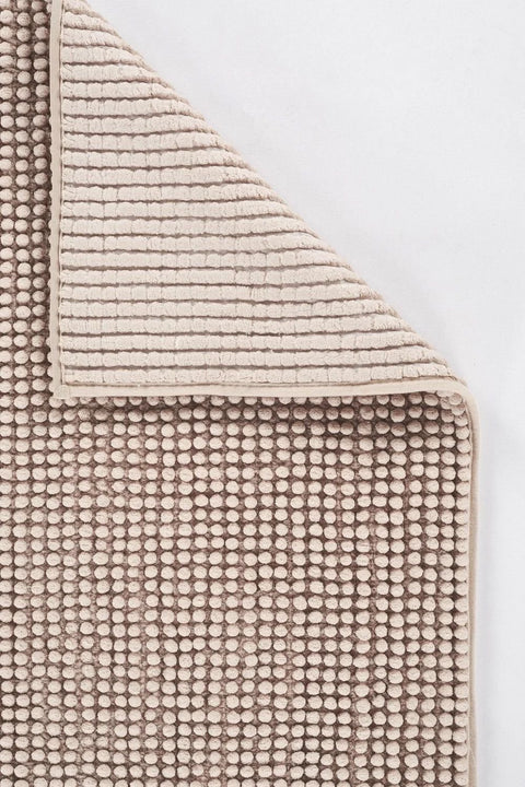 Cloud Serisi Makinede Yıkanabilir Bej Yumuşak Halı NX-120