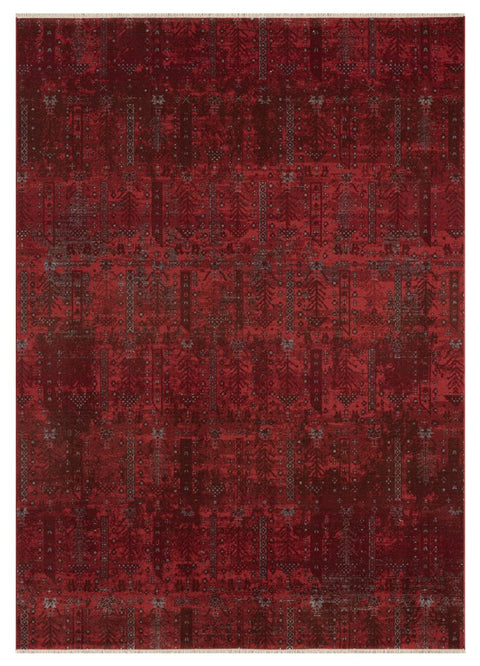 Luna Serisi Bordo Renk Makine Halısı SH-0258B