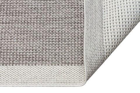 Alfa Serisi Makinede Yıkanabilir Ekru/Gri Sisal Halı NX-13