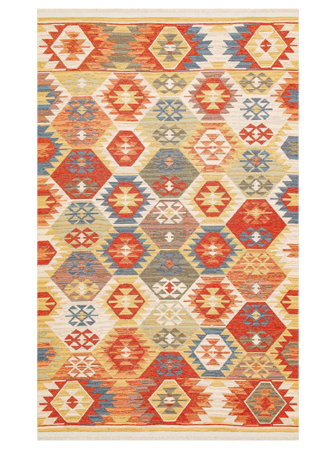 Eva Kilim Çift Taraflı Kullanıma Uygun Yıkanabilir Kilim EH-01