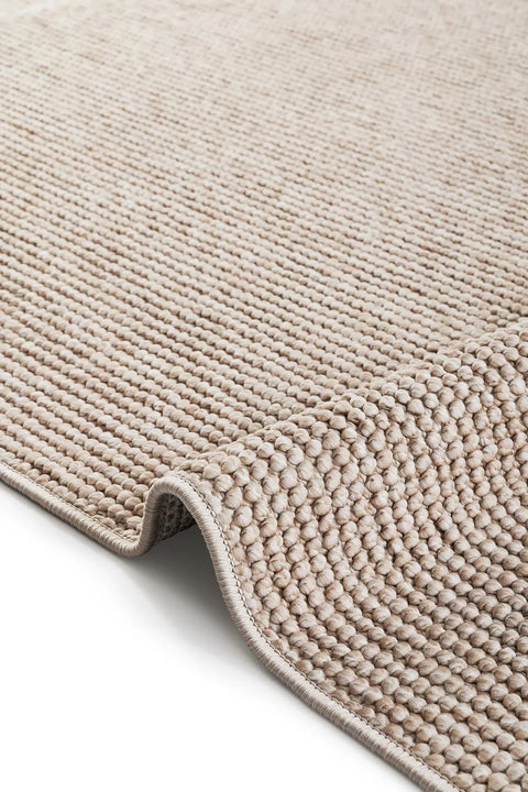 Clam Serisi Bukle Modern Bej Renk Halı NX-3008B