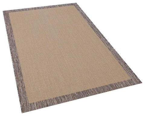 Alfa Serisi Makinede Yıkanabilir Bej/Kahve Sisal Halı NX-39
