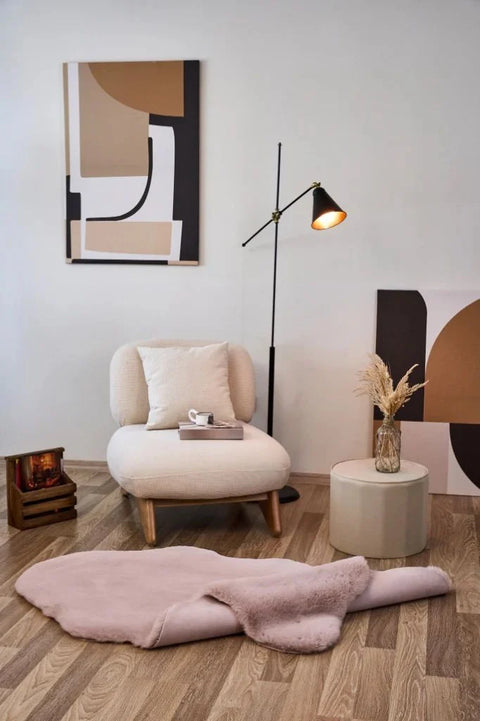 Cloud Serisi Makinede Yıkanabilir Yüksek Kalite Pudra Peluş Halı NX-103