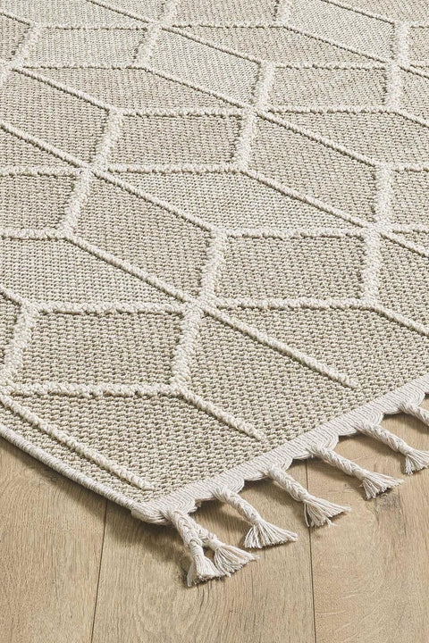 Nordic Serisi Bej Renk Kolay Temizlenebilir Modern Halı TH-82