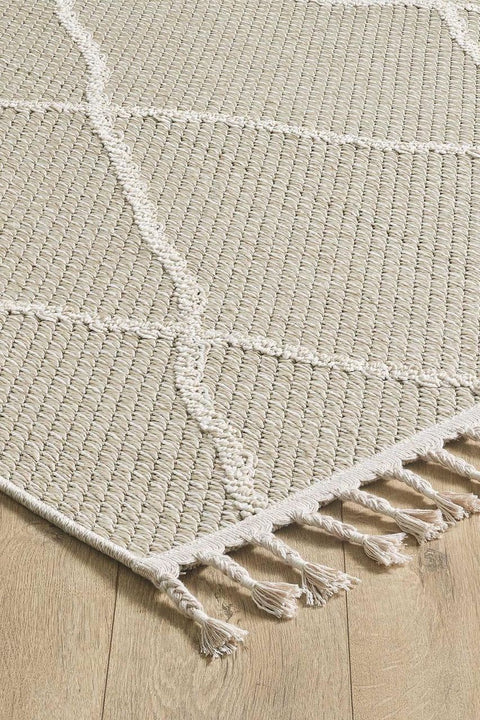 Nordic Serisi Bej Renk Kolay Temizlenebilir Modern Halı TH-80