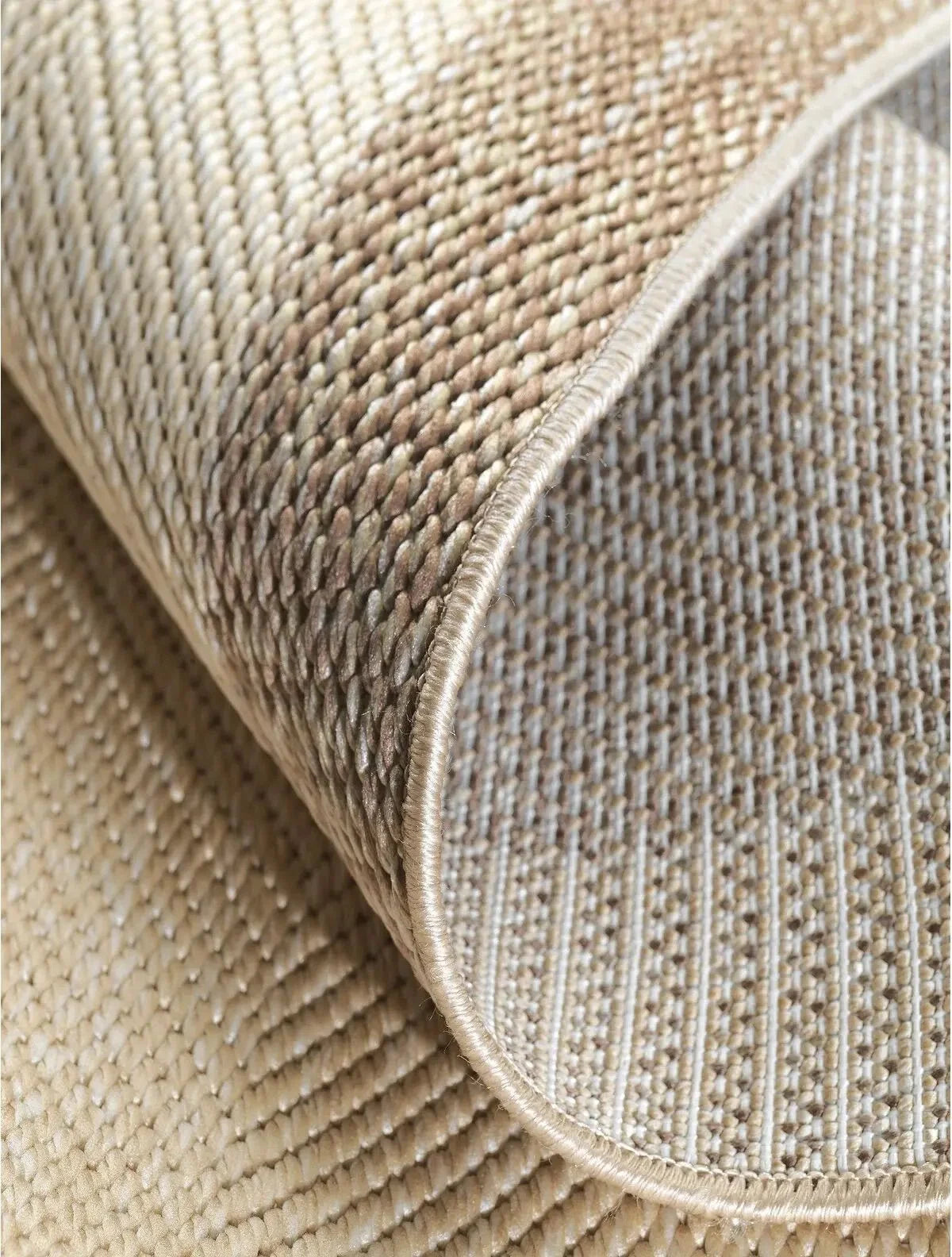 Alfa Serisi Makinede Yıkanabilir Bej/Vizon Sisal Halı NX-45