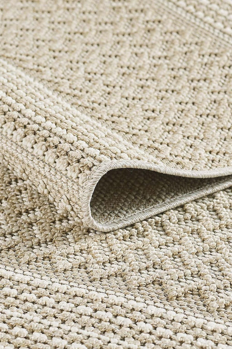 Nordic Serisi Bej Renk Kolay Temizlenebilir Modern Halı TH-84