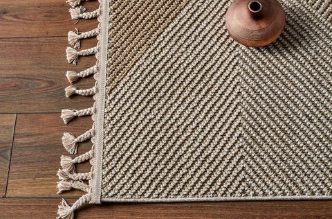 Nordic Serisi Bej Renk Kolay Temizlenebilir Modern Halı TH-86