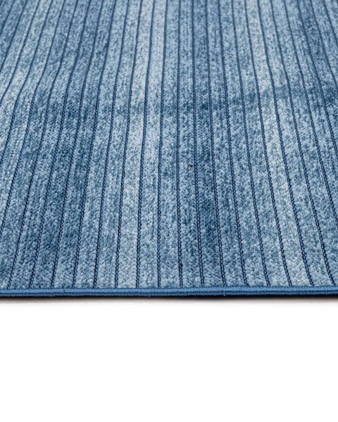 Mercan Serisi Mavi Renk Makinede Yıkanabilir Kilim NX-3031