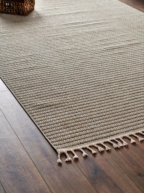 Nordic Serisi Bej Renk Kolay Temizlenebilir Modern Halı TH-91