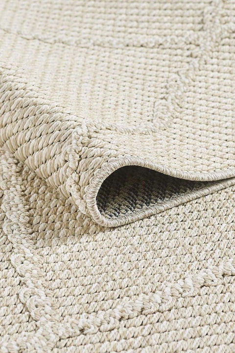 Nordic Serisi Bej Renk Kolay Temizlenebilir Modern Halı TH-80