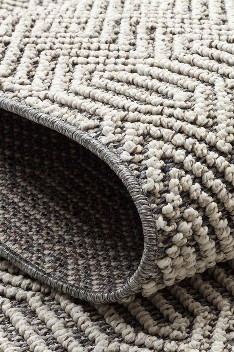 Nordic Serisi Gri Renk Kolay Temizlenebilir Modern Halı TH-79