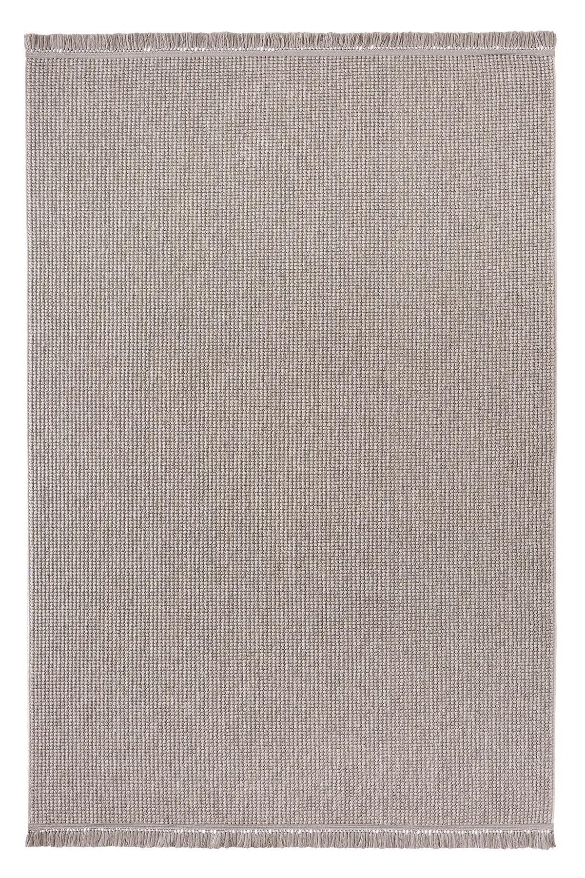 Clam Serisi Bukle Modern Gri Renk Halı NX-3008G