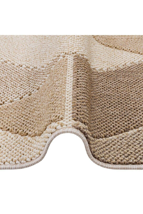 Nordic Serisi Bej Renk Kolay Temizlenebilir Modern Halı TH-75