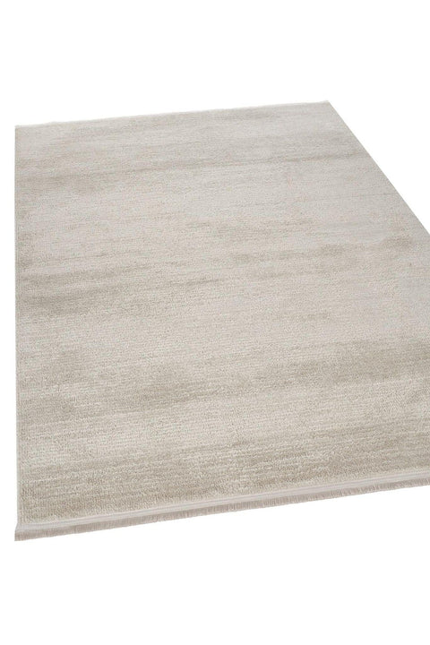 Morien Serisi Krem Renk Yumuşak Makine Halısı AP-8421