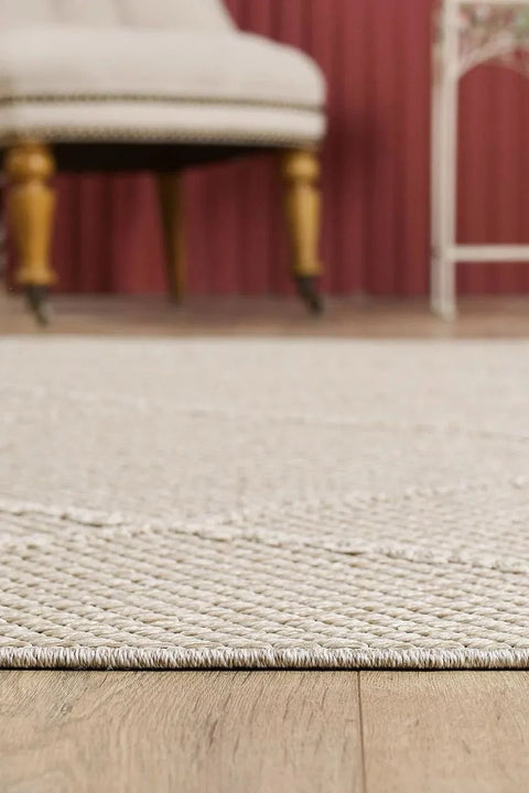 Nordic Serisi Bej Renk Kolay Temizlenebilir Modern Halı TH-80