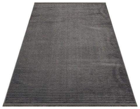 Mercan Serisi Antrasit Renk Makinede Yıkanabilir Kilim GH-8439