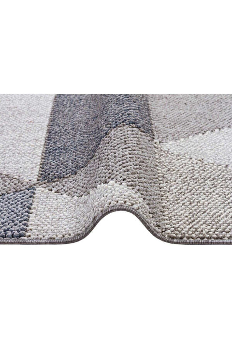 Nordic Serisi Gri Renk Kolay Temizlenebilir Modern Halı TH-74