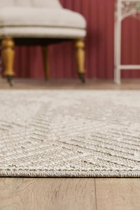 Nordic Serisi Bej Renk Kolay Temizlenebilir Modern Halı TH-87