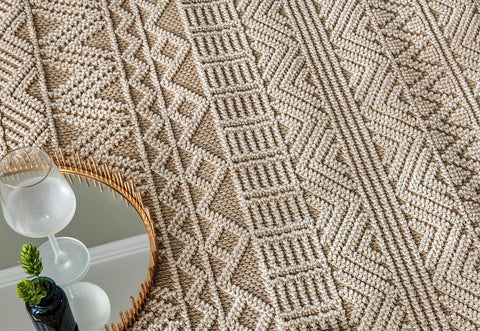 Nordic Serisi Bej Renk Kolay Temizlenebilir Modern Halı TH-89