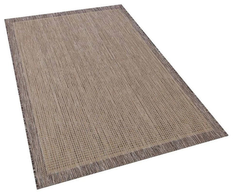 Alfa Serisi Makinede Yıkanabilir Bej/Kahve Sisal Halı NX-36