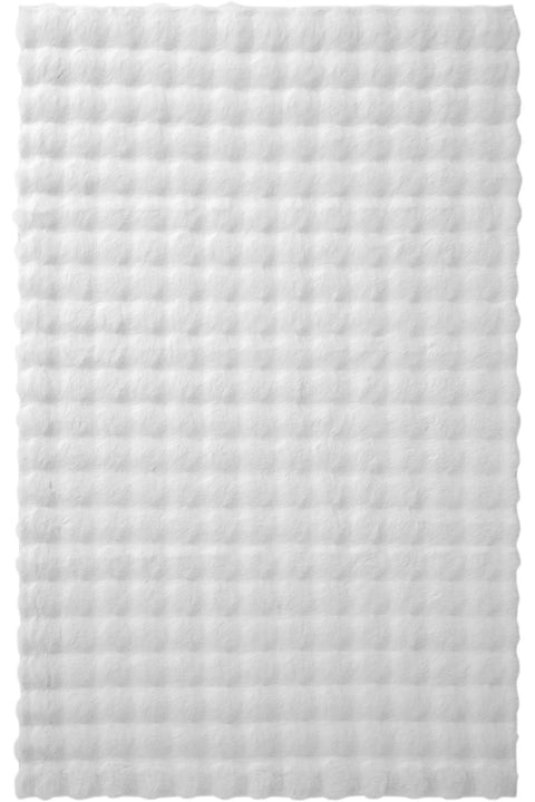 Cloud Serisi Makinede Yıkanabilir Yüksek Kalite Beyaz Peluş Halı NX-113