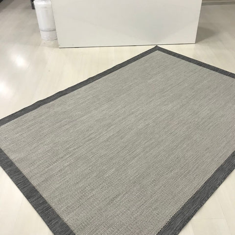 Alfa Serisi Makinede Yıkanabilir Gri Sisal Halı NX-37