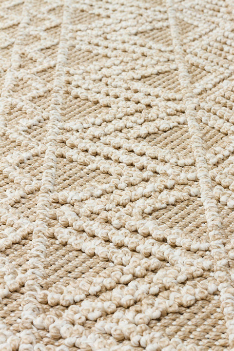 Nordic Serisi Bej Renk Kolay Temizlenebilir Modern Halı TH-89