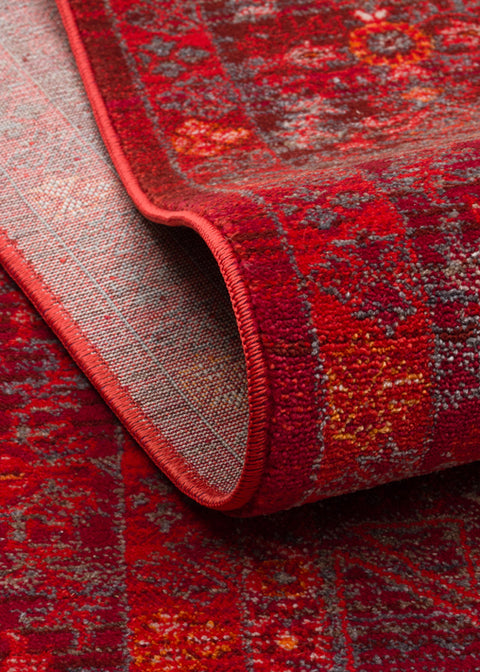 Luna Serisi Bordo Renk Makine Halısı EH-0272