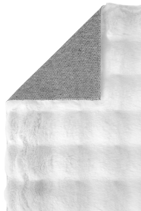 Cloud Serisi Makinede Yıkanabilir Yüksek Kalite Beyaz Peluş Halı NX-113