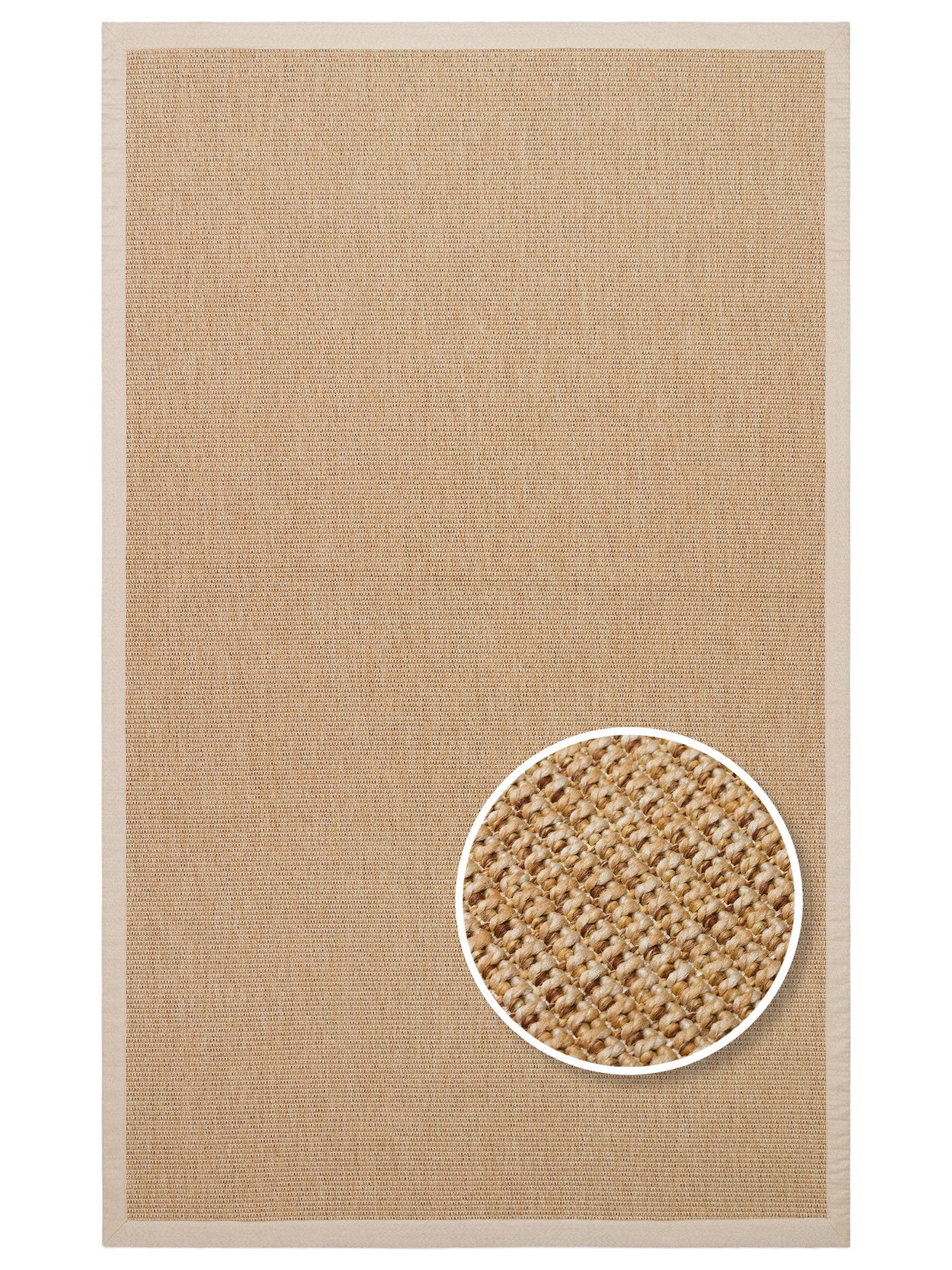 Dream Bordürlü İç ve Dış Mekan Kullanımına Uygun Hav Vermeyen Kolay Temizlenebilir Sisal Halı 2702GBB