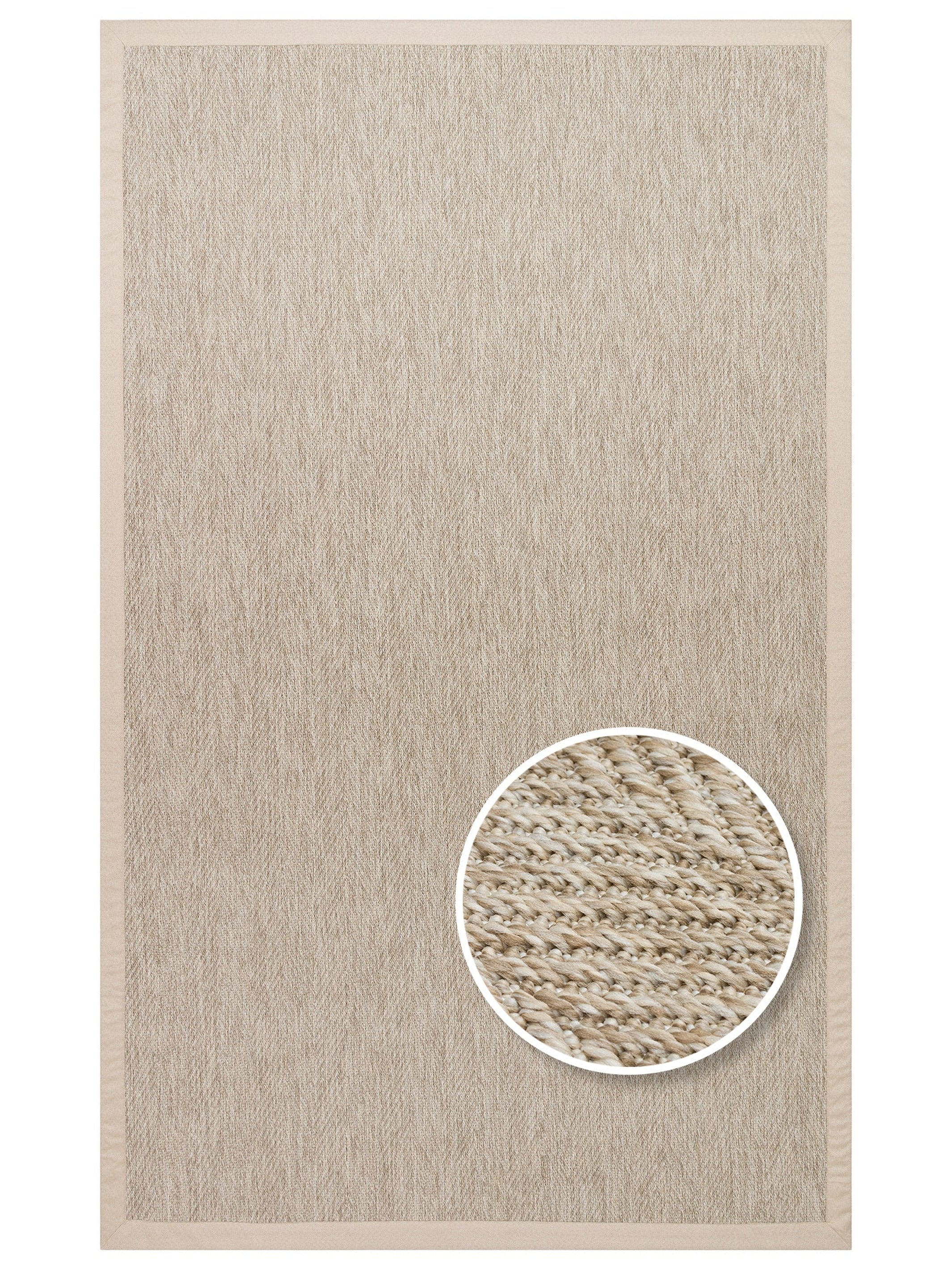 Dream Bordürlü İç ve Dış Mekan Kullanımına Uygun Hav Vermeyen Kolay Temizlenebilir Sisal Halı 2704LBBB