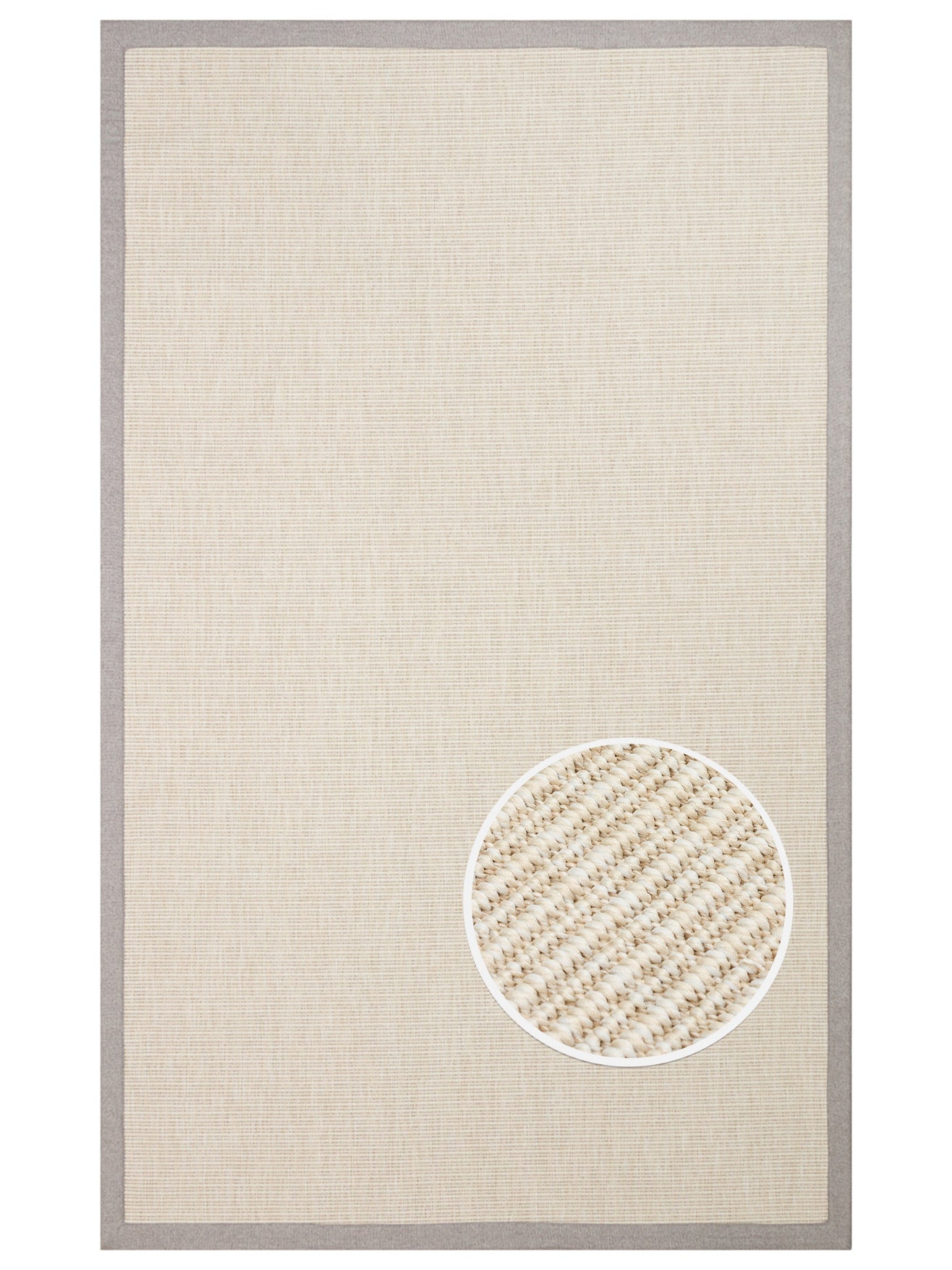 Dream Bordürlü İç ve Dış Mekan Kullanımına Uygun Hav Vermeyen Kolay Temizlenebilir Sisal Halı 2706CBG