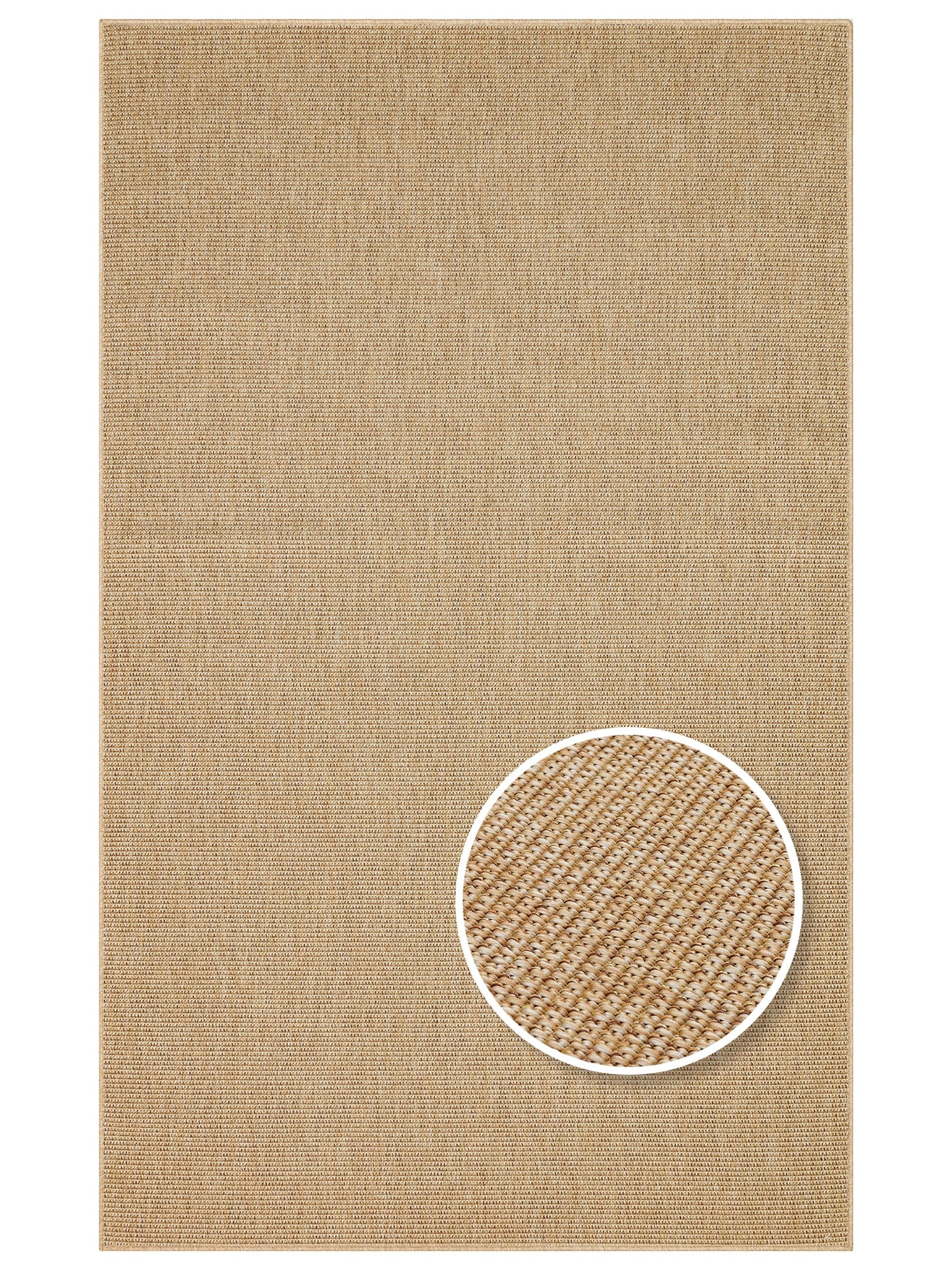 Dream İç ve Dış Mekan Kullanımına Uygun Kolay Temizlenebilir Sisal Görünümlü Halı 2702 GOLD
