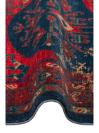 Göbeklitepe Serisi Anadolu Motiflerine Sahip %100 Yeni Zelanda Yünü ile Üretilen El Emeği Kara Tezgah Halı 02REDM