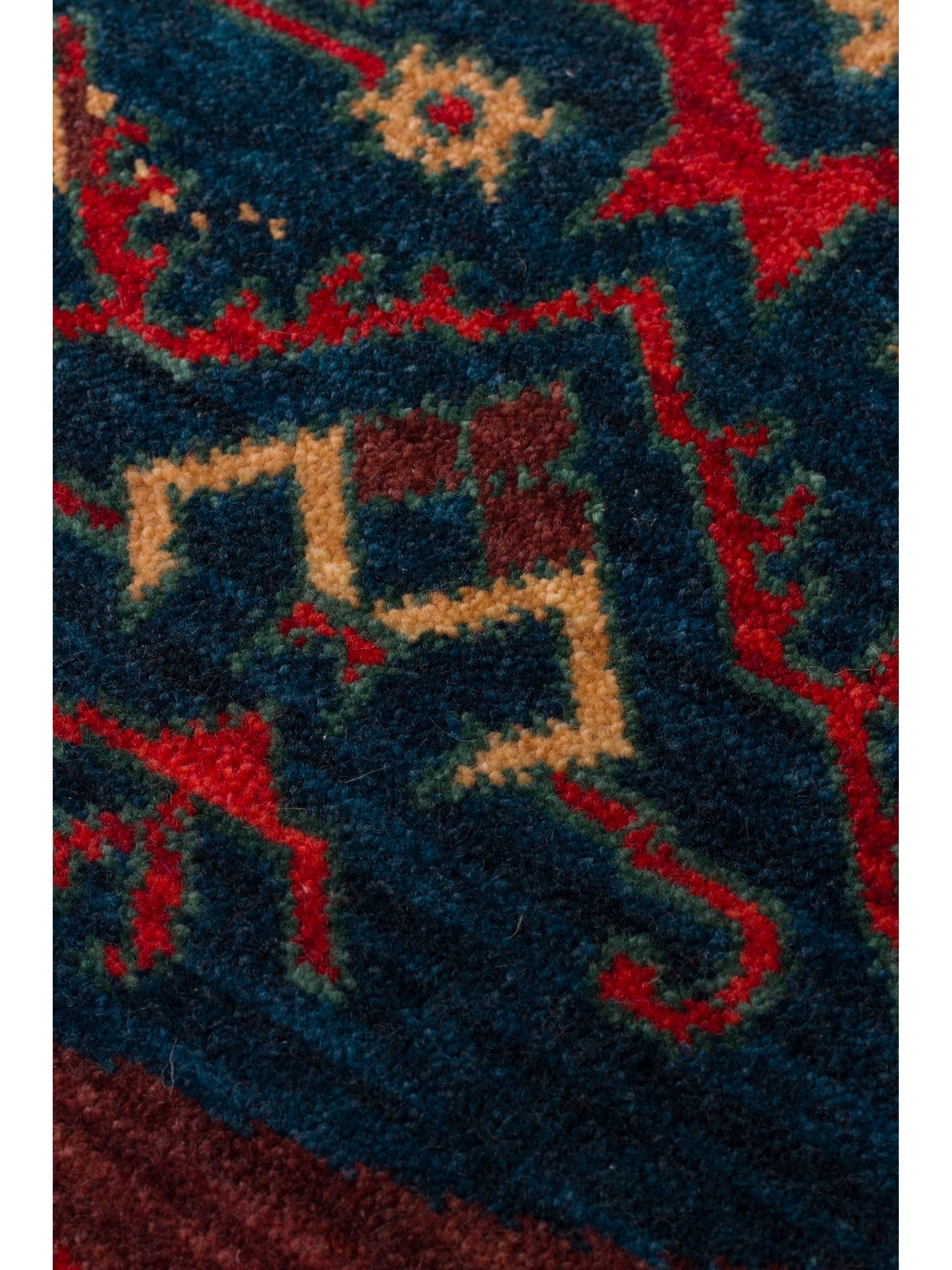 Göbeklitepe Serisi Anadolu Motiflerine Sahip %100 Yeni Zelanda Yünü ile Üretilen El Emeği Kara Tezgah Halı 02REDM