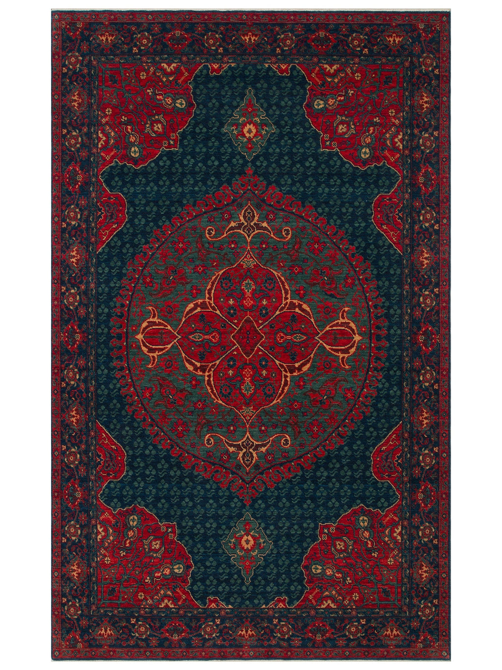 Göbeklitepe Serisi Kara Tezgah Halı 03 NAVY