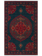 Göbeklitepe Serisi Kara Tezgah Halı 03 NAVY