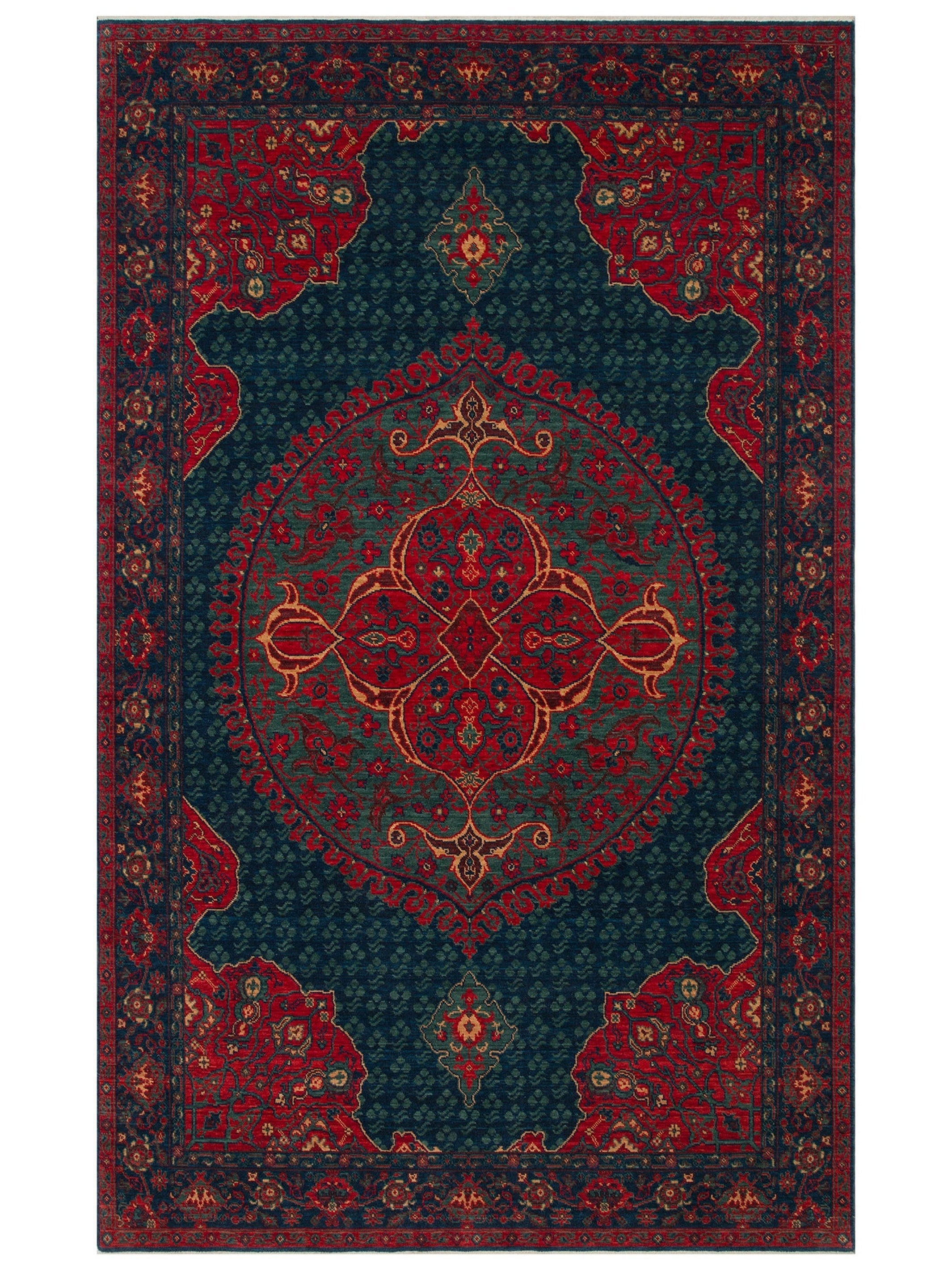 Göbeklitepe Serisi Kara Tezgah Halı 03 NAVY